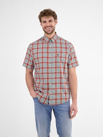 LERROS Regular fit Overhemd in Rood: voorkant