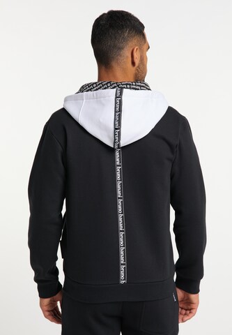 BRUNO BANANI Zip-Up Hoodie 'Bell' in Black