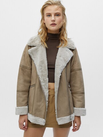 Pull&Bear Jacke in Beige: predná strana