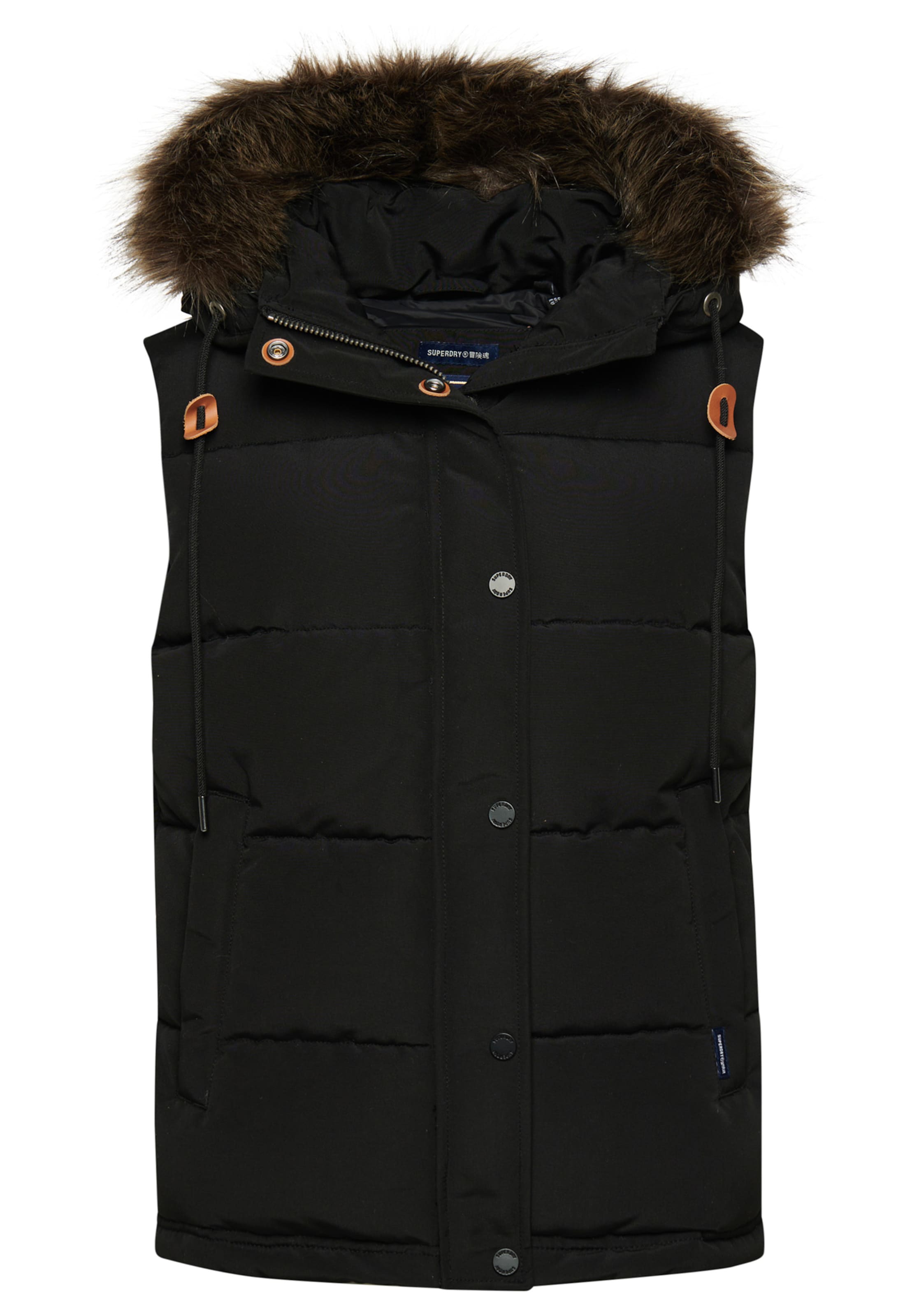 Vestă 'Everest' de la Superdry & Co pe negru: față