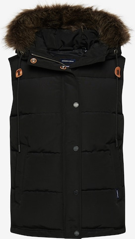 Gilet Superdry en noir : devant