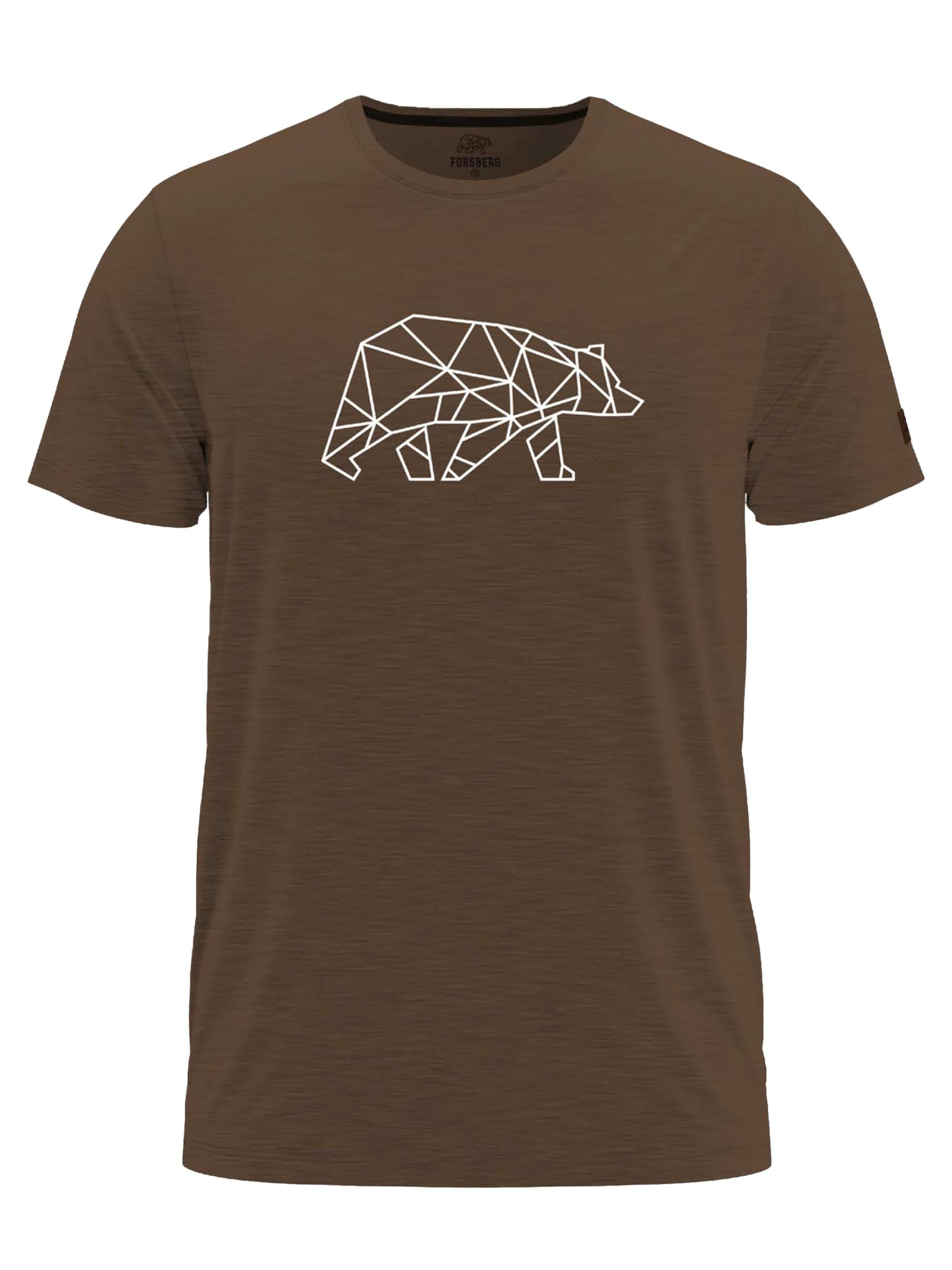 FORSBERG Shirt in Brown: front