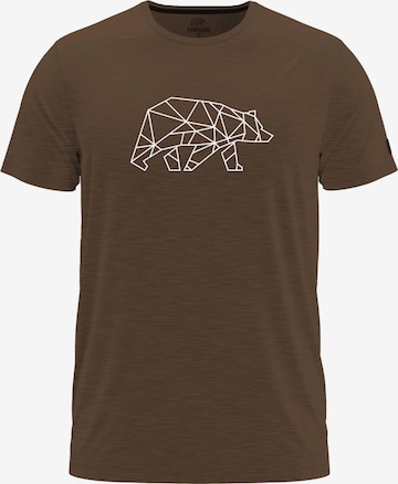 FORSBERG Shirt in Braun: Vorderseite