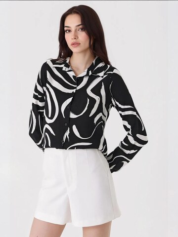 Bigdart Bluse in Schwarz