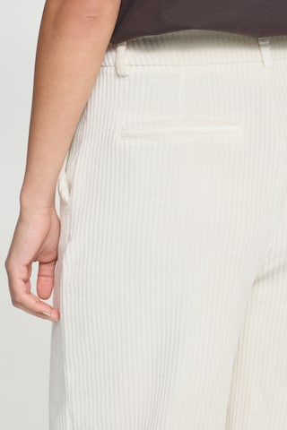 ICHI Wide leg Pants 'TAMARY' in Beige