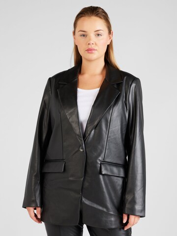 ONLY Carmakoma Blazer in Black: front