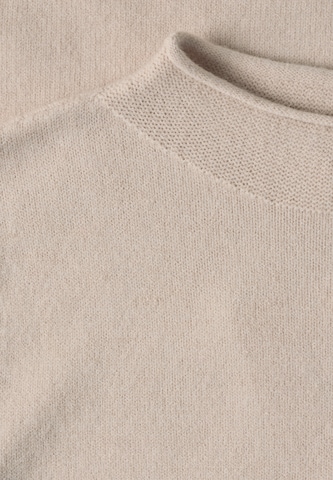 STREET ONE Kurzarm Pullover mit Turtle Neck in Beige