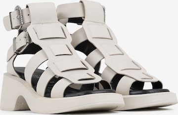 BRONX Strap Sandals in White