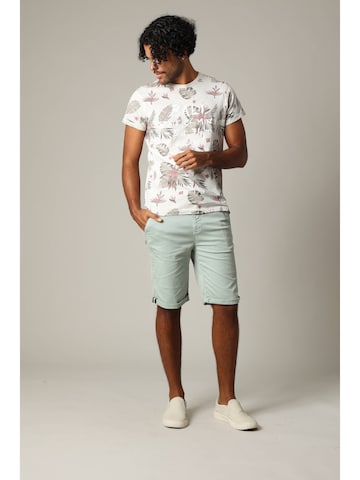 Coupe slim Pantalon 'Karma' Deeluxe en vert