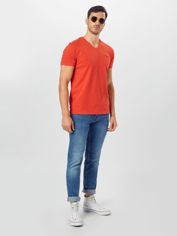 Superdry Tapered Shirt in Orange
