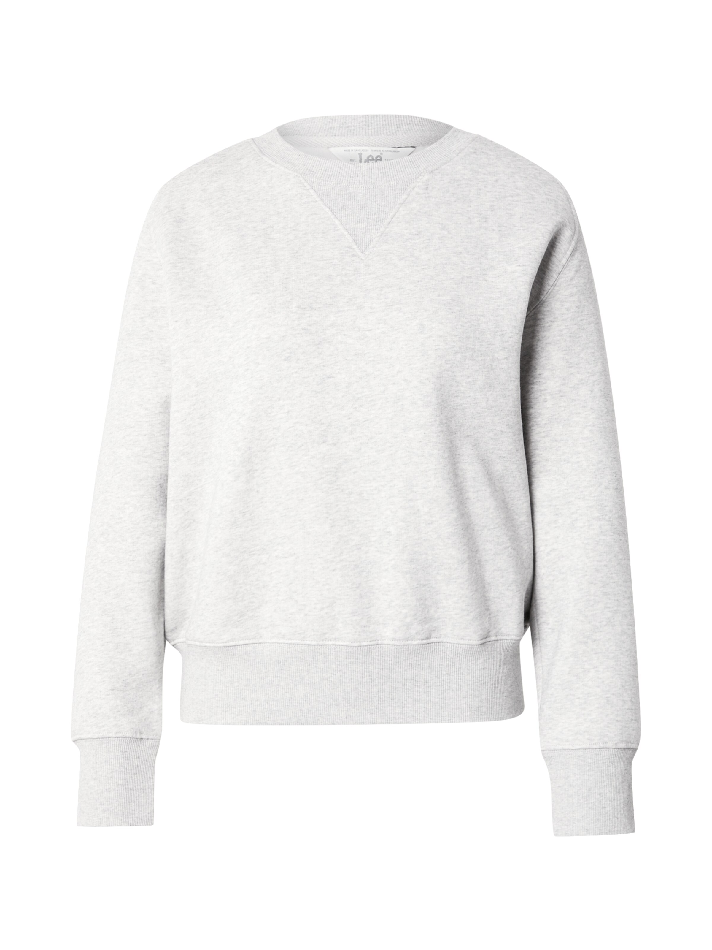 Sweat-shirt Lee en gris : devant