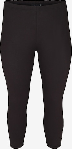 Zizzi - Skinny Leggings en negro: frente