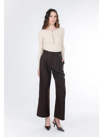 Influencer Pulóver - bézs