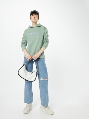 BOSS - Sweatshirt 'Edelight' em verde