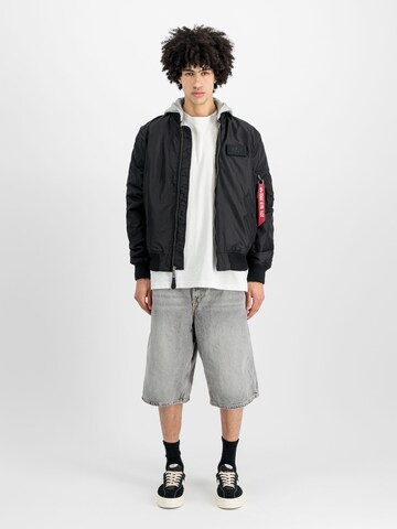 ALPHA INDUSTRIES Between-Season Jacket 'MA-1 TT' in Black