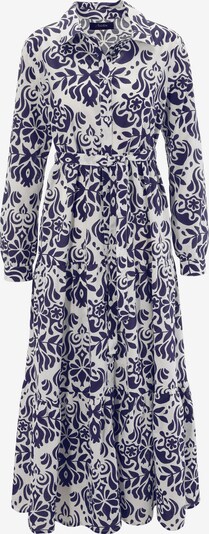 Aniston CASUAL Blusenkleid in blau / weiß, Produktansicht