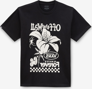 VANS - Camisa 'PETAL AND PEST SS' em preto: frente