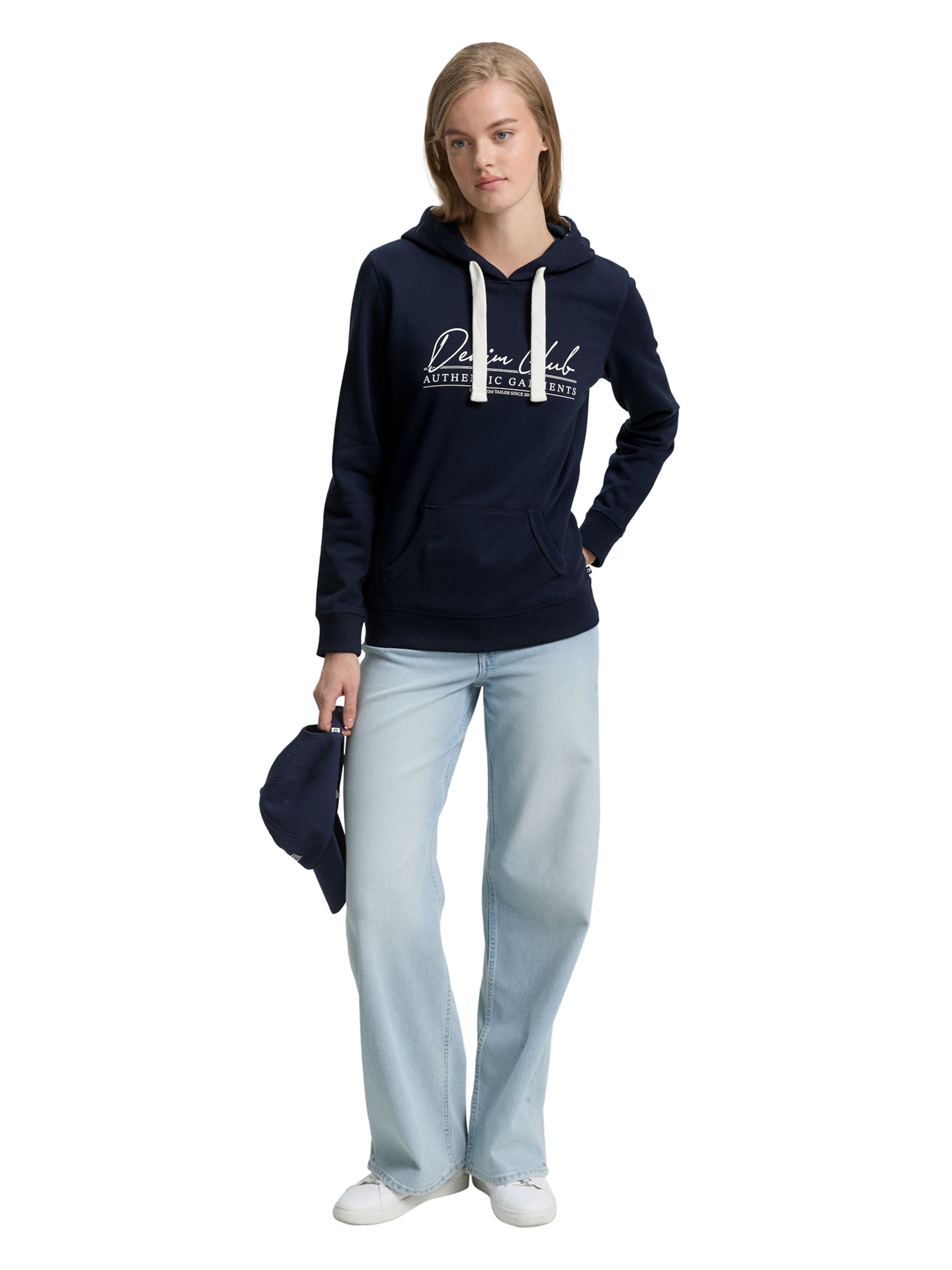 TOM TAILOR DENIM Свитшот в Синий