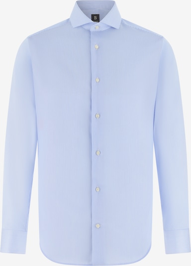 Marškiniai iš Boggi Milano, spalva – šviesiai mėlyna / balta, Prekių apžvalga