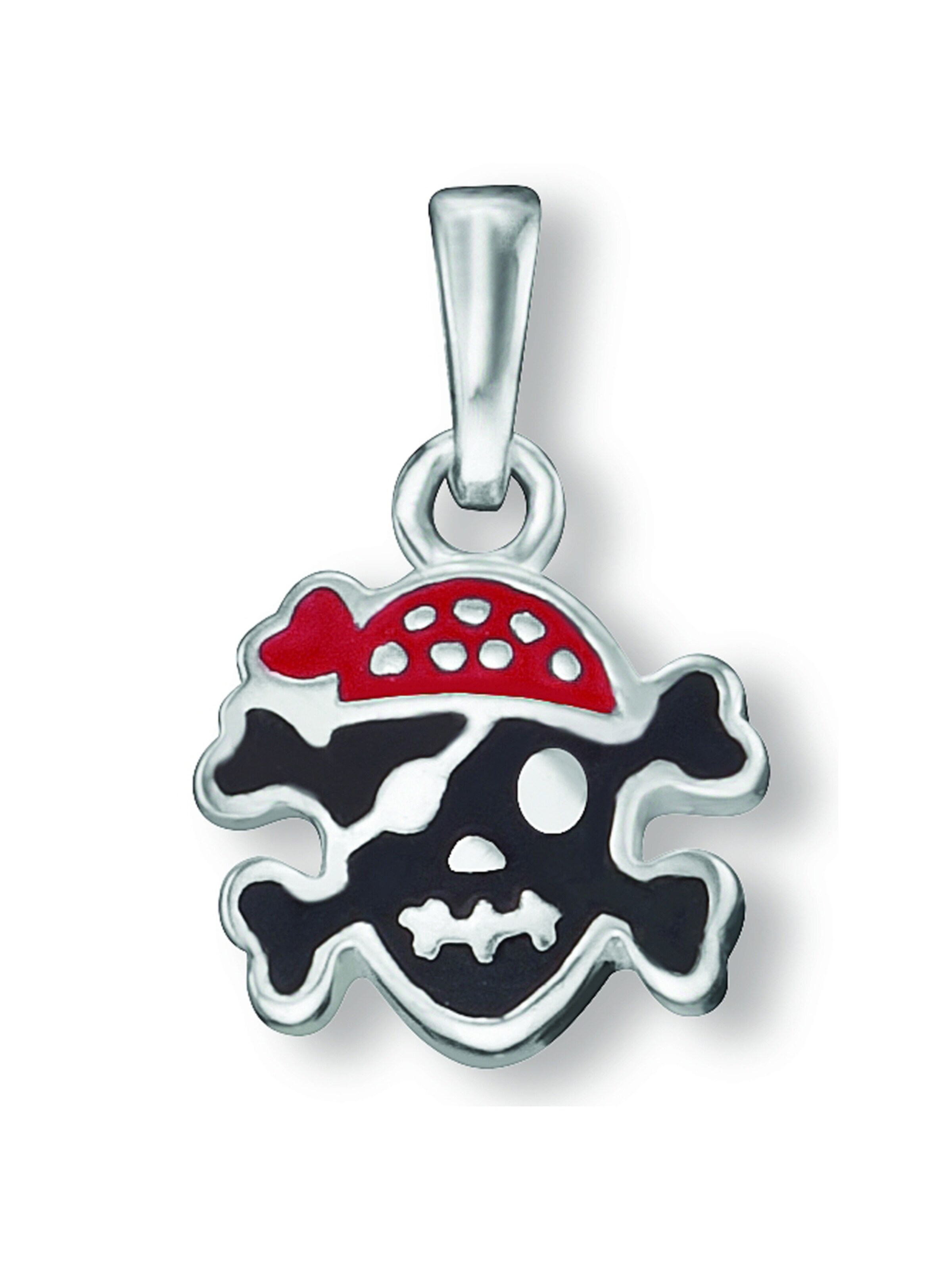 ONE ELEMENT Pendant 'Pirat' in Silver: front