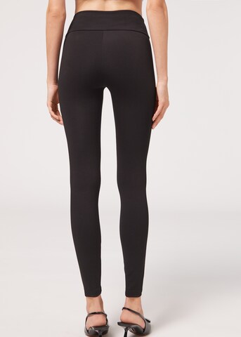 CALZEDONIA Skinny Leggings in Black