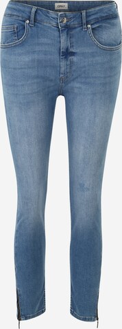 Skinny Jeans 'BLUSH' de la Only Petite pe albastru: față