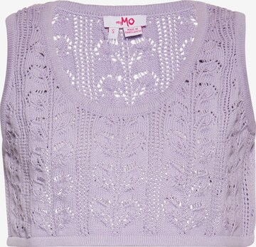 MYMO Top in Purple: front