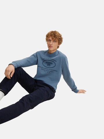 TOM TAILOR - Sweatshirt em azul