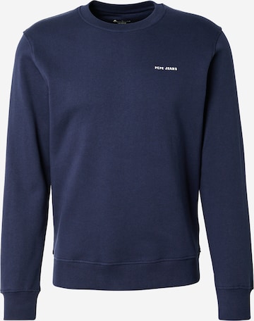 Pepe Jeans Суичър в синьо: отпред