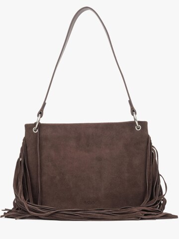 Estro Schultertasche '990231' in Braun: Vorderseite