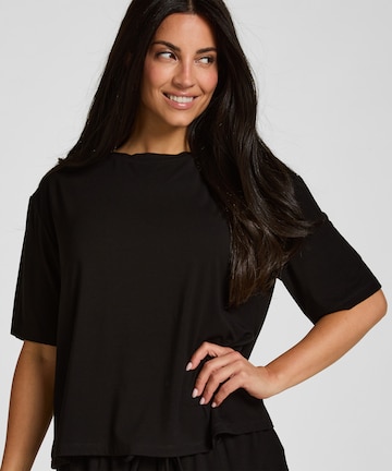 Hunkemöller Slaapshirt in Zwart