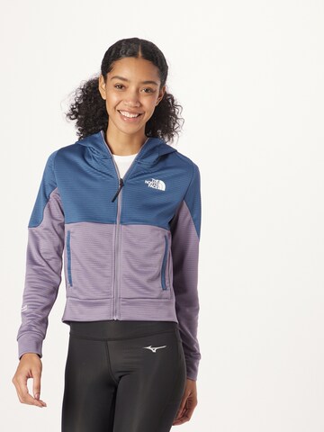 THE NORTH FACE Athletic fleece jacket in Blue: front