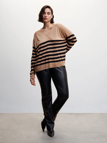 MANGO Sweater in Brown