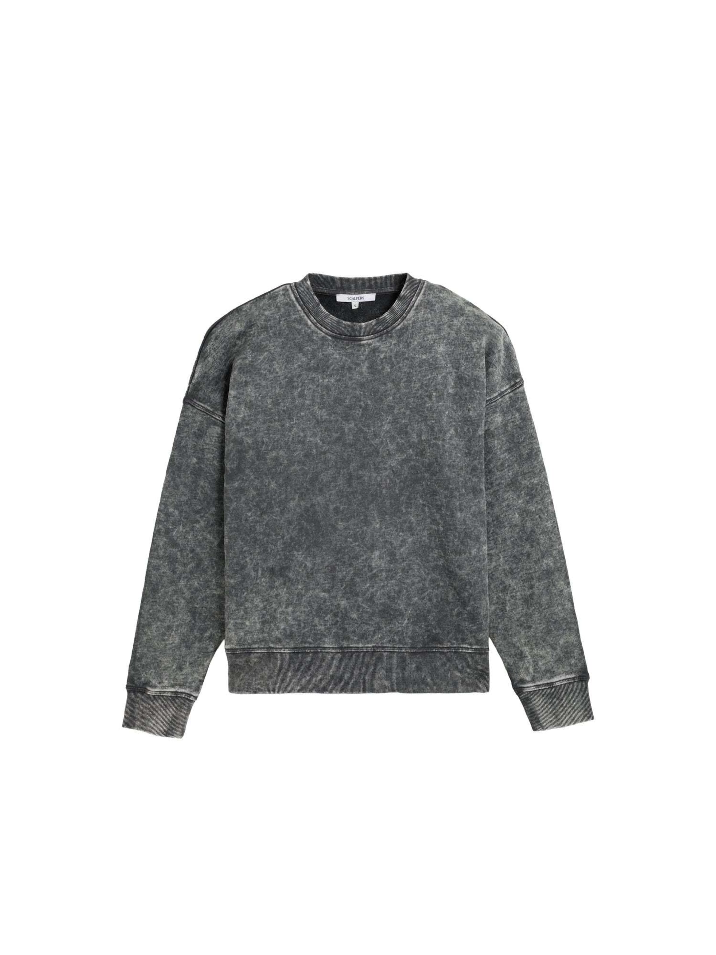 Scalpers Mikina – šedá: přední strana