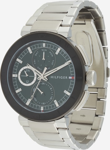 TOMMY HILFIGER Analog klocka 'LORENZO' i silver: framsida