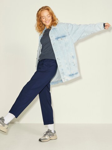 JJXX Regular Pleat-front trousers 'Chloe' in Blue