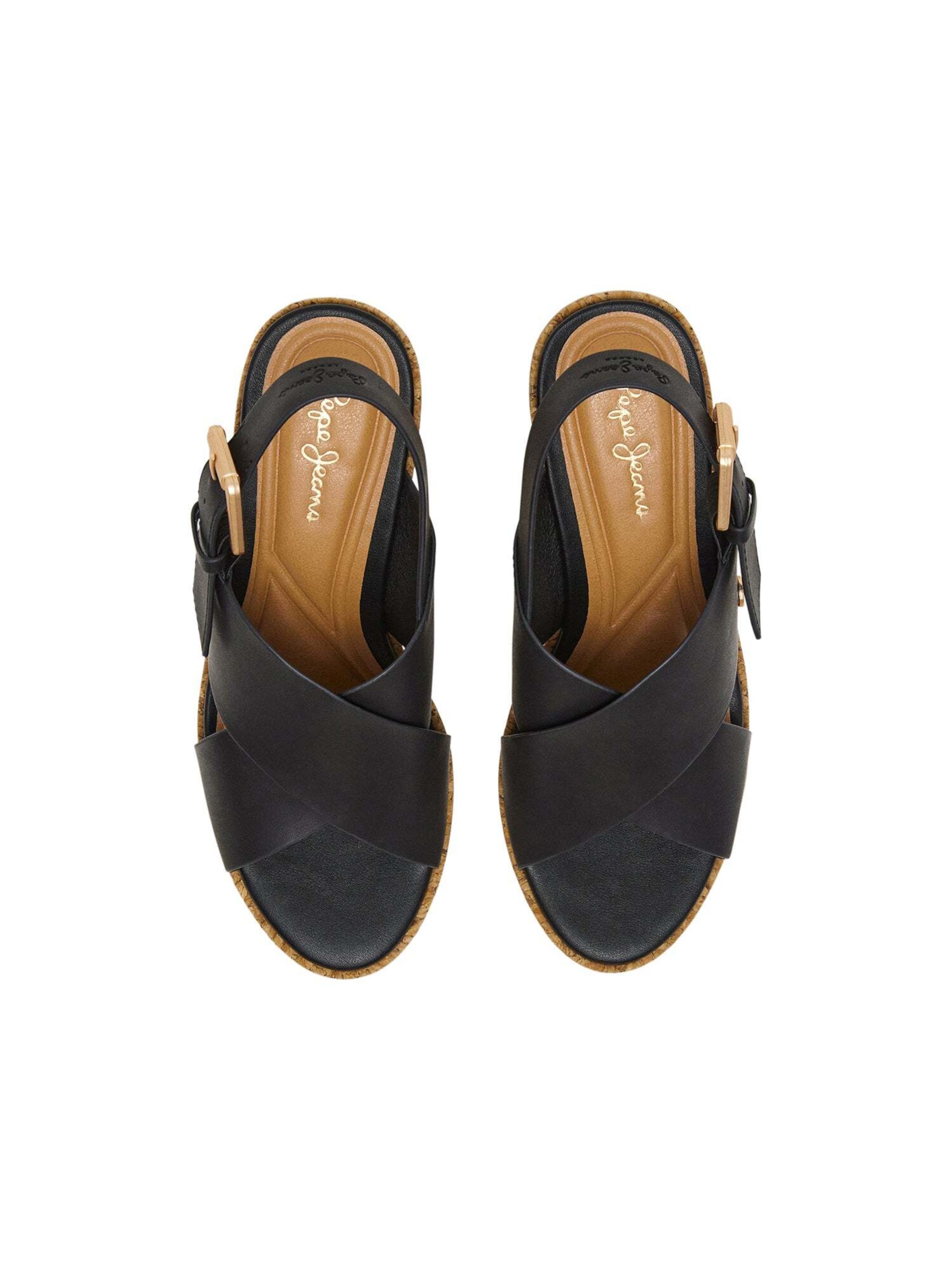 Sandales 'Wayna' Pepe Jeans en noir