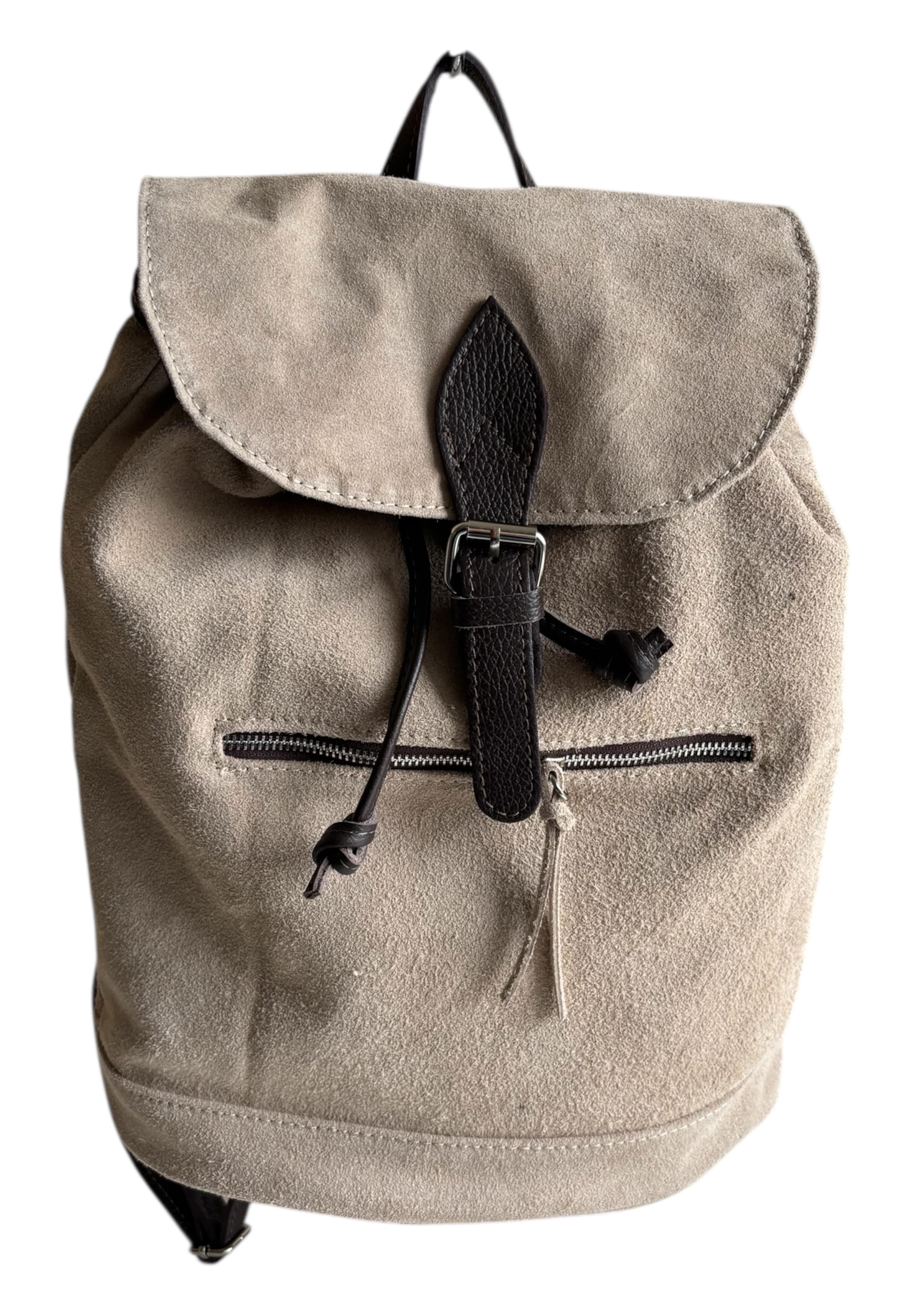 CHICCA BORSE Rugzak in Beige: voorkant