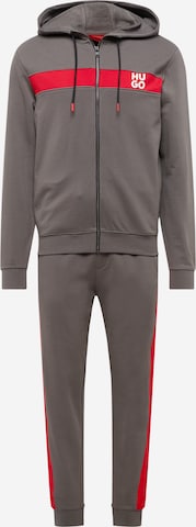 HUGO Red Sweat suit 'DapieDoaky' in Grey: front