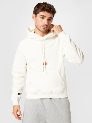 Hanorac sport 'Fleece' de la ADIDAS SPORTSWEAR pe alb: față