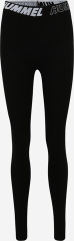 Hummel Skinny Sportbroek 'Maja' in Zwart: voorkant