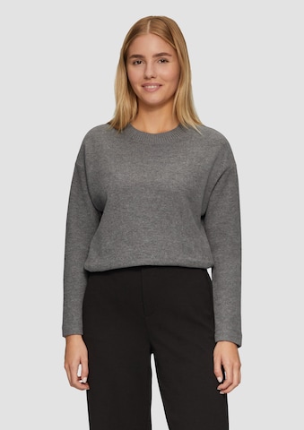 Sweat-shirt s.Oliver en gris : devant