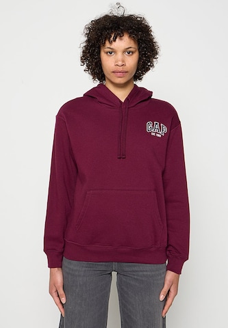 Sweat-shirt GAP en rouge : devant