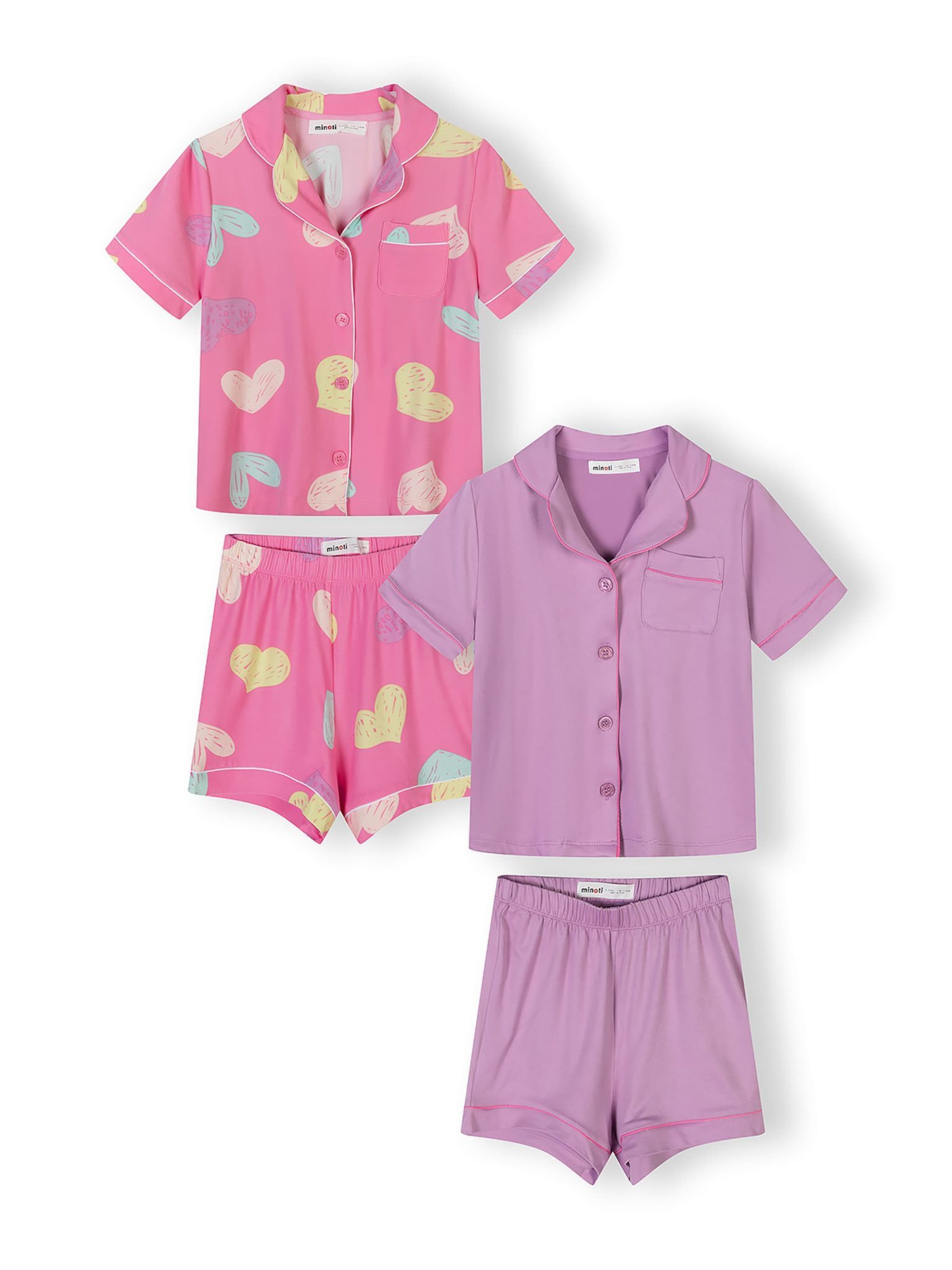 Pyjama MINOTI en violet : devant