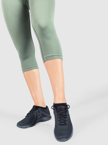 Smilodox Skinny Workout Pants 'Bloom' in Green