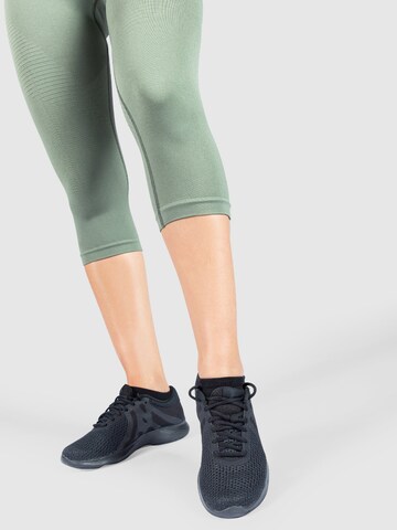 Skinny Pantalon de sport 'Bloom' Smilodox en vert