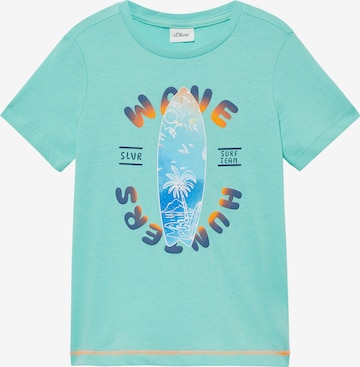 T-Shirt s.Oliver en bleu : devant