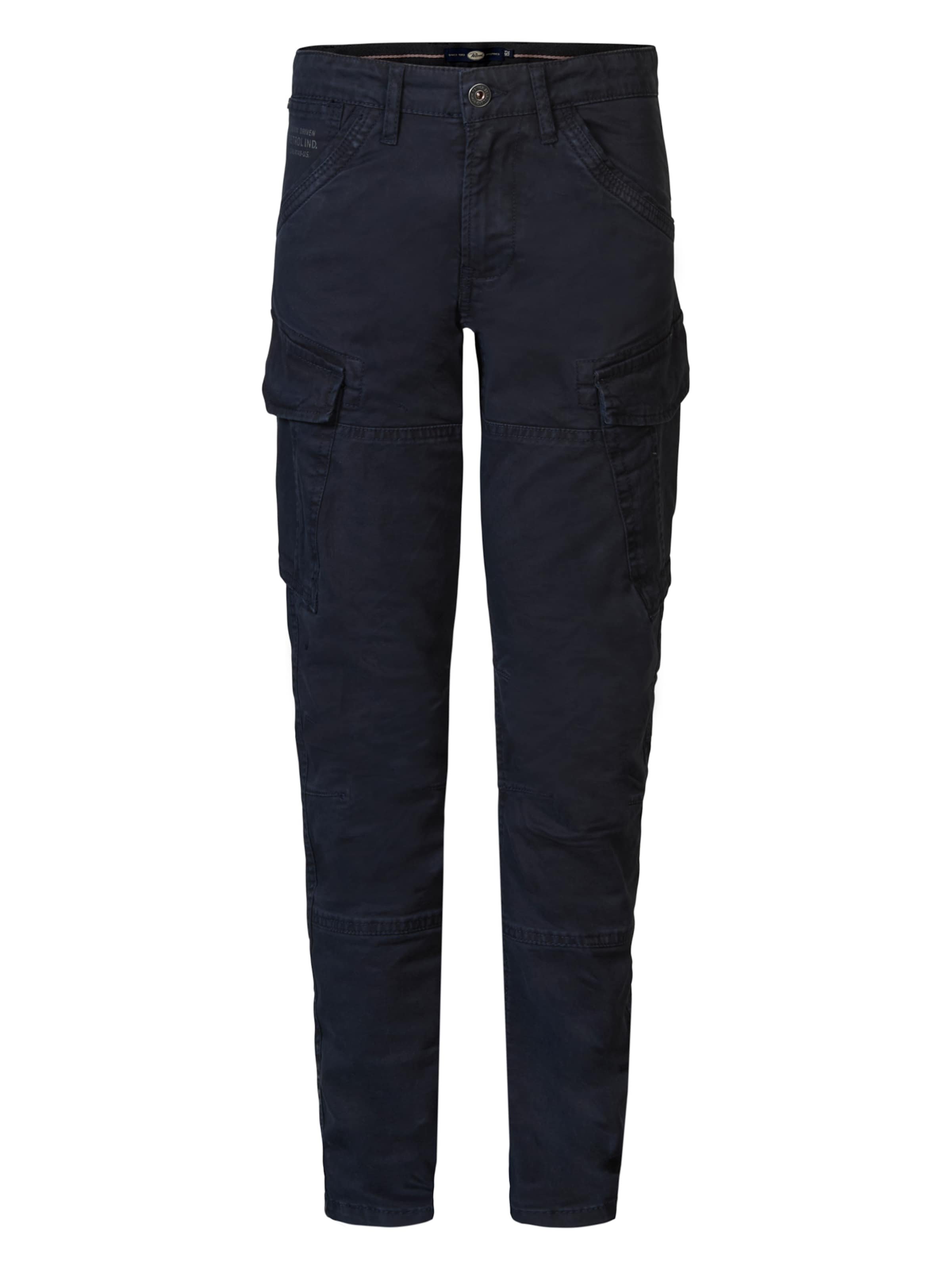 Petrol Industries Tapered Housut 'Kake' värissä sininen: etupuoli