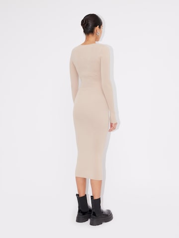 LeGer by Lena Gercke Knit dress 'Katrin' in Beige