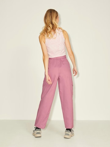 JJXX Tapered Pleat-Front Pants 'AUDREY' in Pink